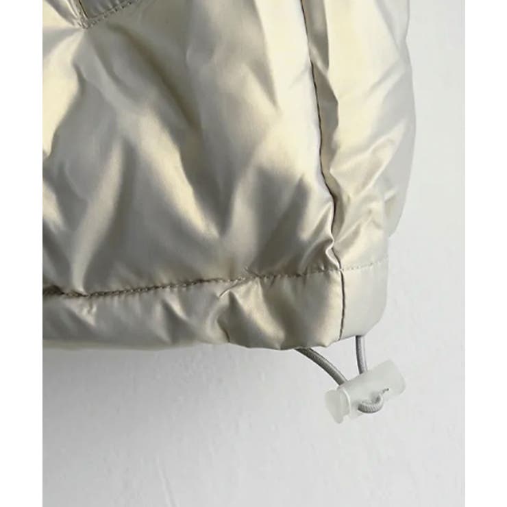 グロッシー ハイネック ショートダウンジャケット | VIVID LADY | 詳細画像20 