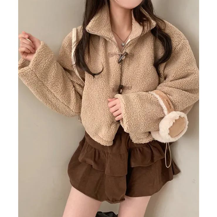 2WAYリバーシブル ボア＆キルティングアウター | VIVID LADY | 詳細画像3 