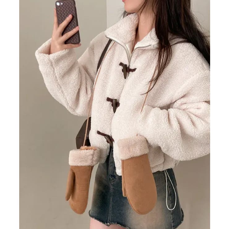 2WAYリバーシブル ボア＆キルティングアウター | VIVID LADY | 詳細画像10 