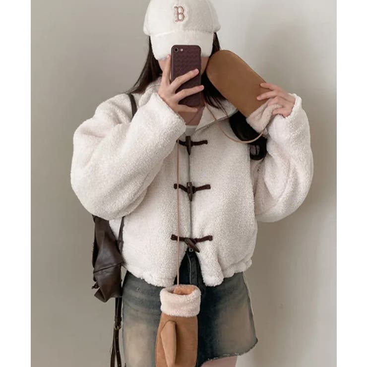 2WAYリバーシブル ボア＆キルティングアウター | VIVID LADY | 詳細画像11 