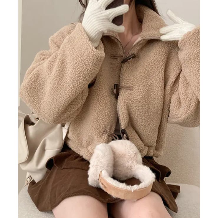 2WAYリバーシブル ボア＆キルティングアウター | VIVID LADY | 詳細画像15 