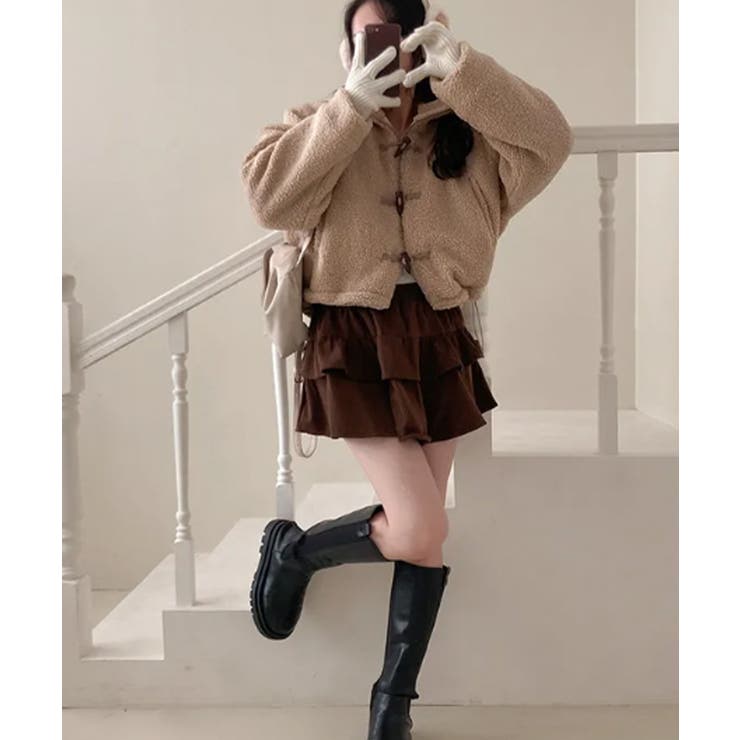 2WAYリバーシブル ボア＆キルティングアウター | VIVID LADY | 詳細画像17 