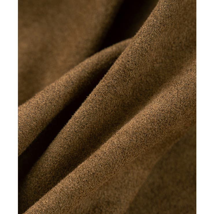 フェイクレザー襟付き スエードライク ブルゾンジャケット | VIVID LADY | 詳細画像24 