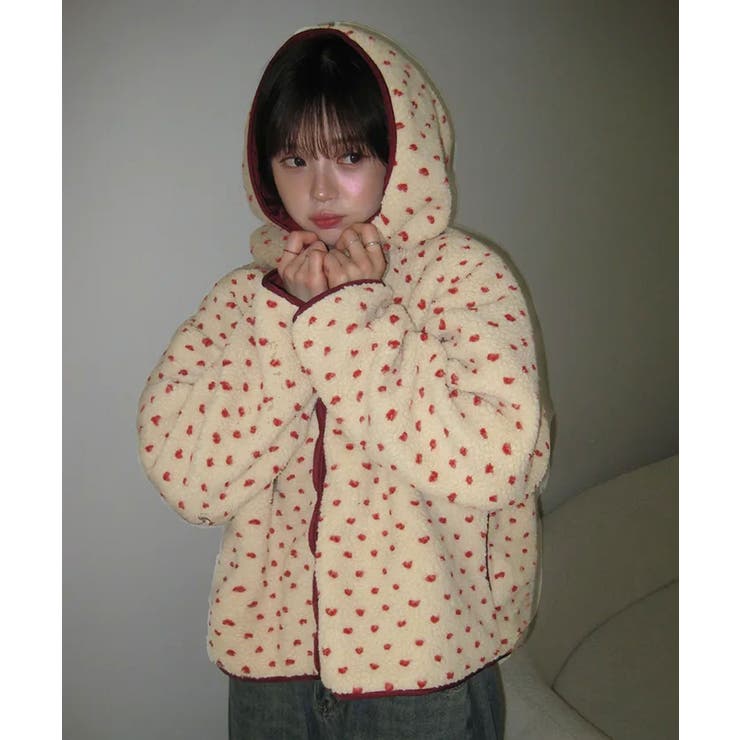 ドットボアフード付きアウター | VIVID LADY | 詳細画像26 