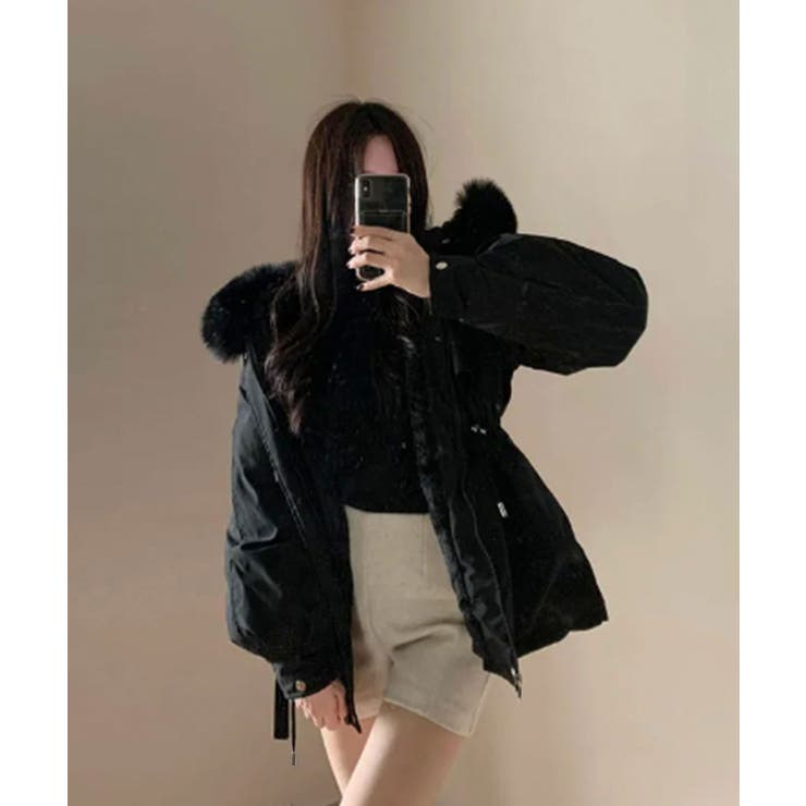 ファー付 ドロスト ダウンジャケット | VIVID LADY | 詳細画像5 