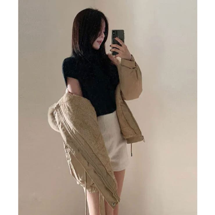 ファー付 ドロスト ダウンジャケット | VIVID LADY | 詳細画像8 