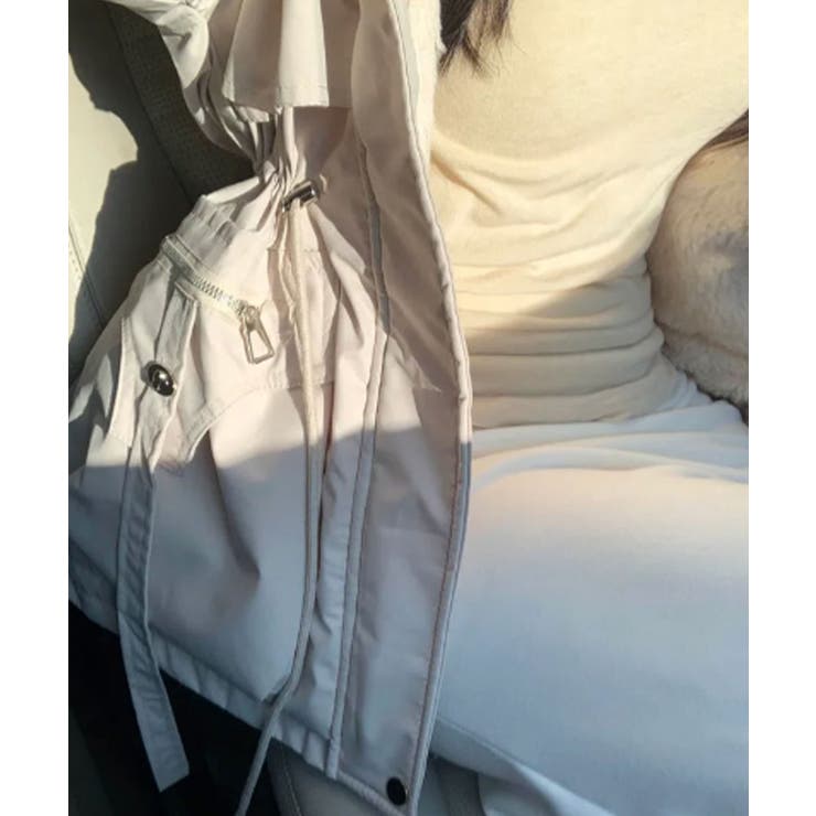 ファー付 ドロスト ダウンジャケット | VIVID LADY | 詳細画像14 