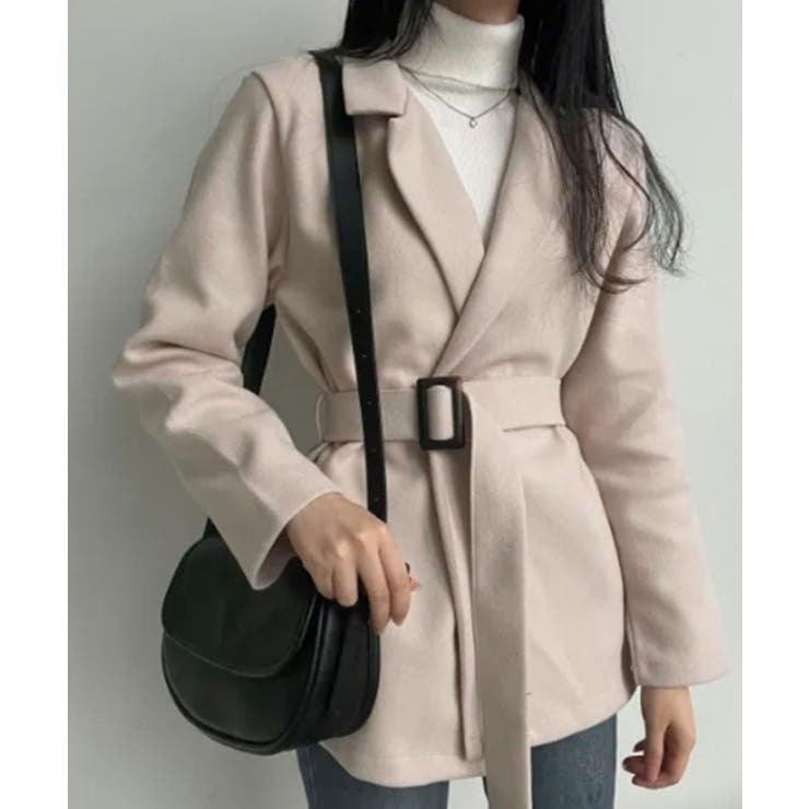 ウエストベルト付 ライトテーラードジャケット | VIVID LADY | 詳細画像1 