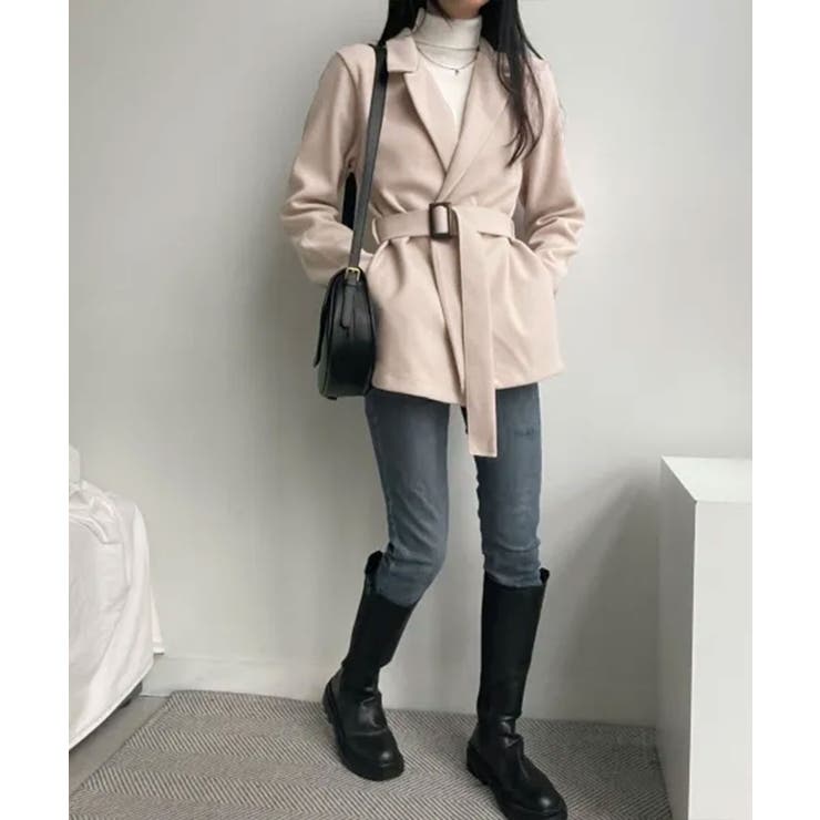 ウエストベルト付 ライトテーラードジャケット | VIVID LADY | 詳細画像13 