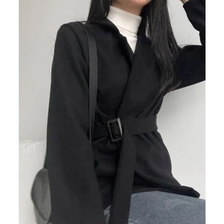 ウエストベルト付 ライトテーラードジャケット | VIVID LADY | 詳細画像17 