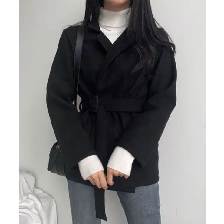 ウエストベルト付 ライトテーラードジャケット | VIVID LADY | 詳細画像19 