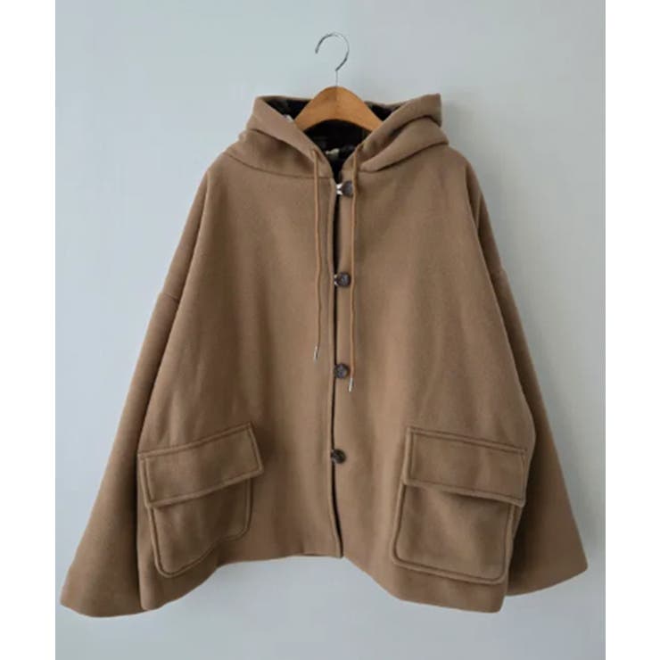 チェック柄切替オーバーサイズダッフルコート | VIVID LADY | 詳細画像26 