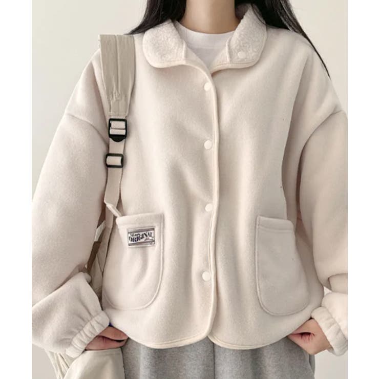 もこもこ起毛オーバーフィットフリースジャケット | VIVID LADY | 詳細画像1 