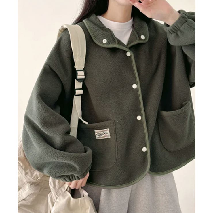 もこもこ起毛オーバーフィットフリースジャケット | VIVID LADY | 詳細画像11 