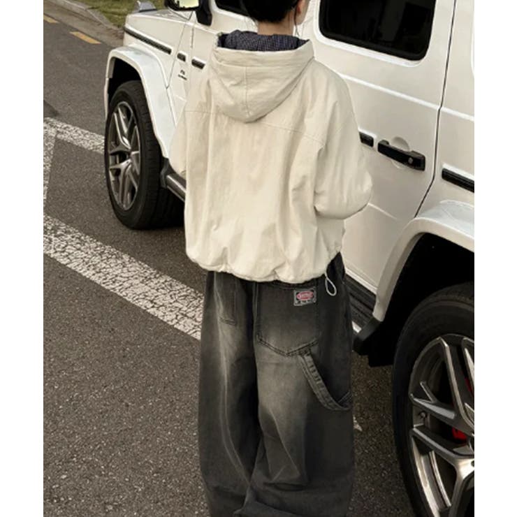 チェック切替ファー裏地 フーディーブルゾン | VIVID LADY | 詳細画像6 