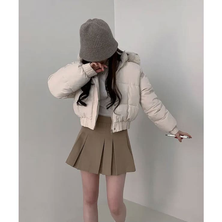 【裏起毛】ファー付 ショート丈ダウンジャケット | VIVID LADY | 詳細画像19
