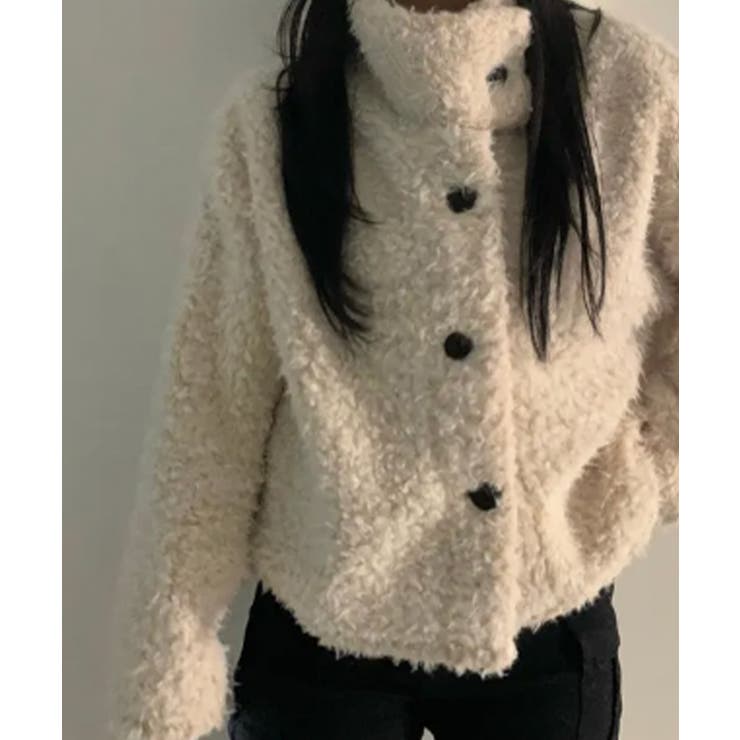 ハイネックもこもこファージャケット | VIVID LADY | 詳細画像5 