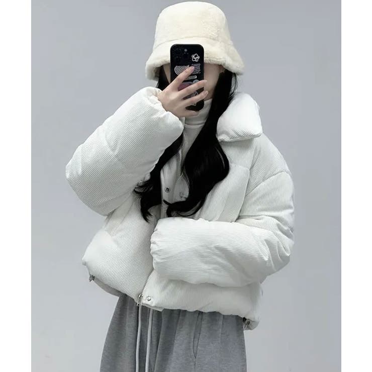 コーデュロイ 中綿ショートダウンジャケット | VIVID LADY | 詳細画像10 