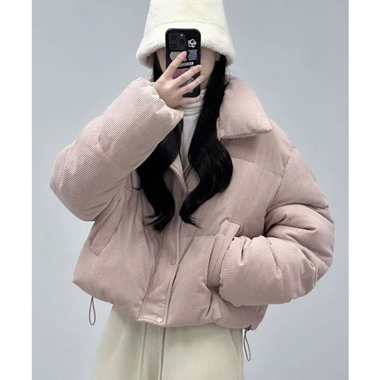 コーデュロイ 中綿ショートダウンジャケット | VIVID LADY | 詳細画像15 