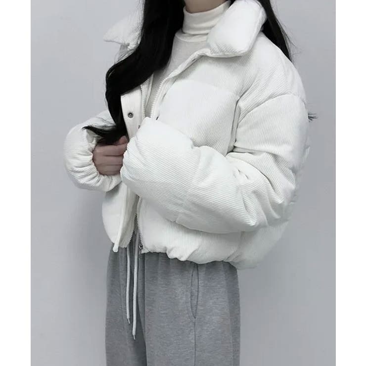 コーデュロイ 中綿ショートダウンジャケット | VIVID LADY | 詳細画像7 