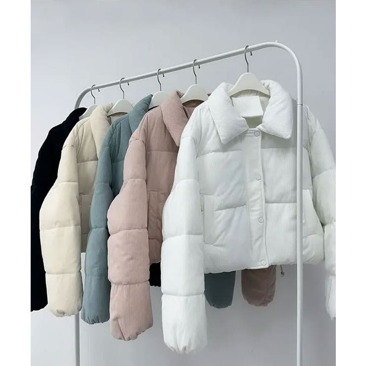 コーデュロイ 中綿ショートダウンジャケット | VIVID LADY | 詳細画像25 