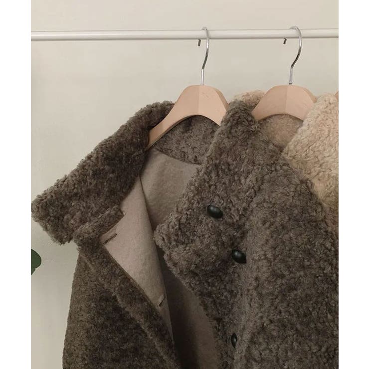 もこもこ スタンドネック ボアジャケットコート | VIVID LADY | 詳細画像30 