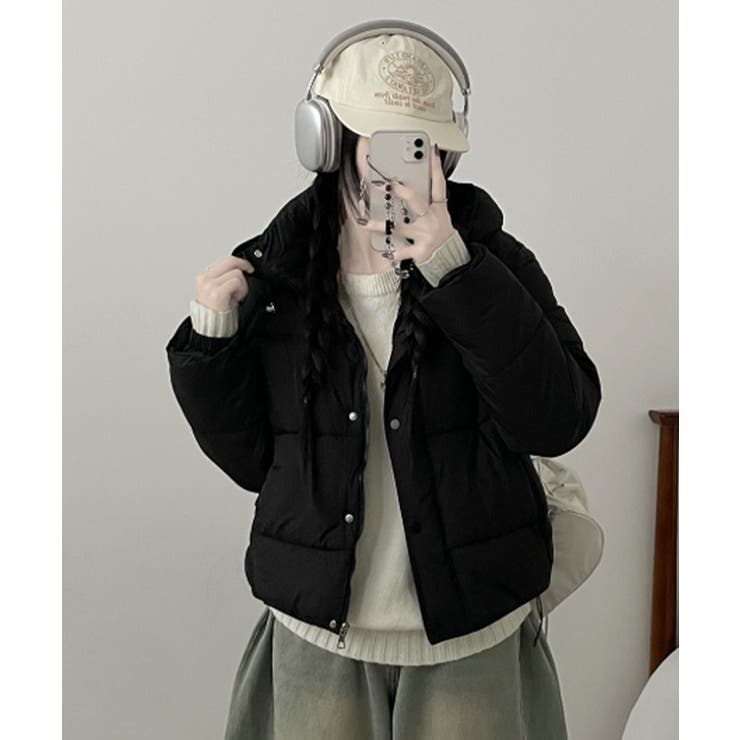 フード付き 中綿ダウンジャケット | VIVID LADY | 詳細画像3 