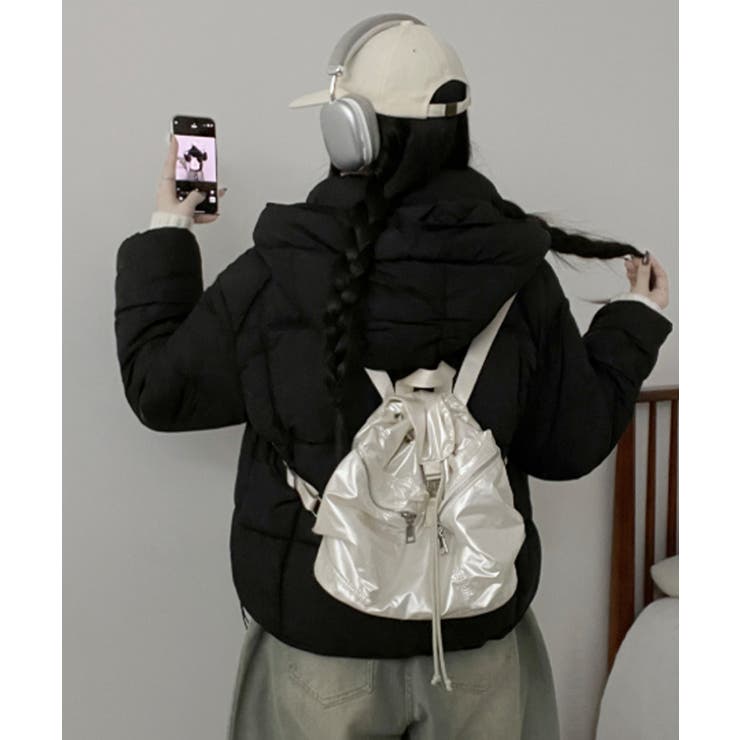 フード付き 中綿ダウンジャケット | VIVID LADY | 詳細画像6 