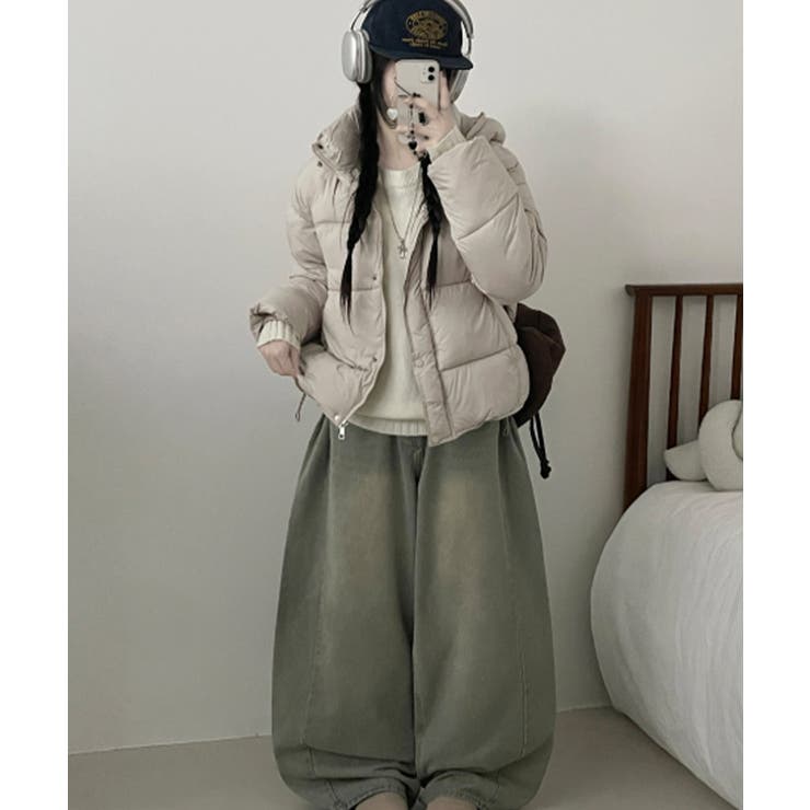 フード付き 中綿ダウンジャケット | VIVID LADY | 詳細画像11 