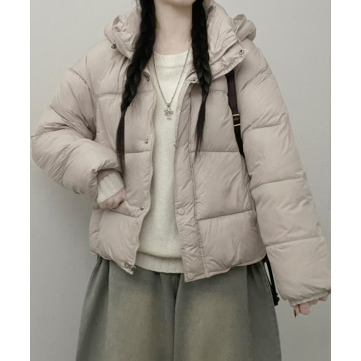 フード付き 中綿ダウンジャケット | VIVID LADY | 詳細画像1 