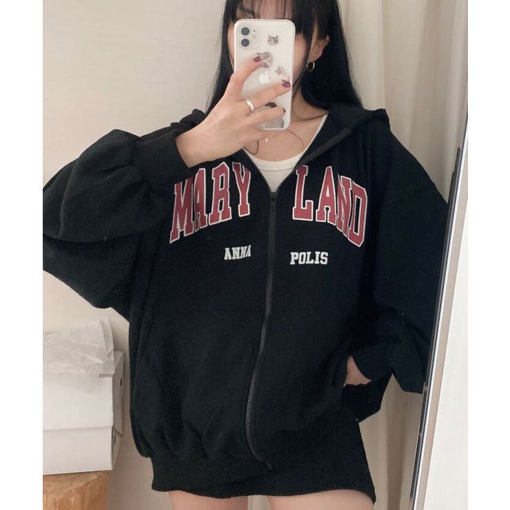 春大きいサイズジップアップパーカー レディース 可愛い[品番