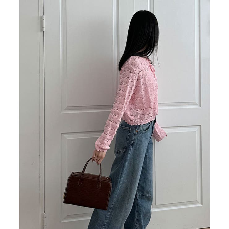 CABAN 半袖カーディガン ビビッドピンク CABaN（キャバン）のファッション通販 - ZOZOTOWN（カラー