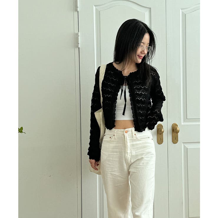 リボンニットカーディガン レディース バレエコア | VIVID LADY | 詳細画像26 