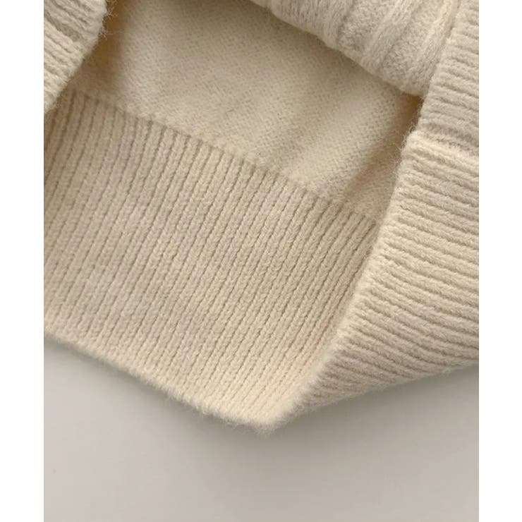 ケーブル編み ショート丈 コンパクトニットカーディガン | VIVID LADY | 詳細画像67 