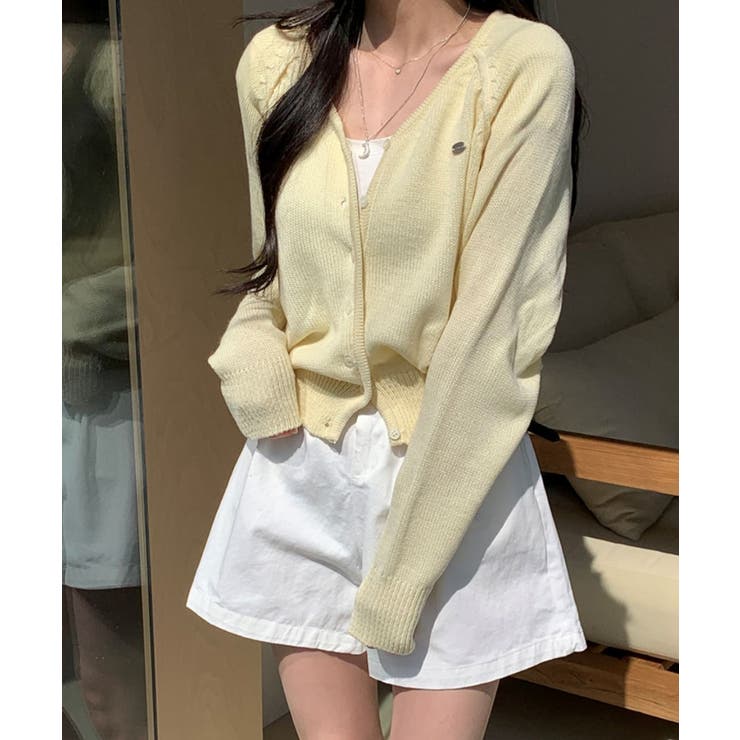 ショート丈 ラグランニットカーディガン | VIVID LADY | 詳細画像9 