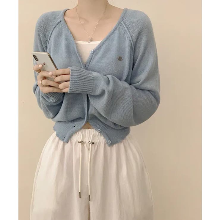 ショート丈 ラグランニットカーディガン | VIVID LADY | 詳細画像39 