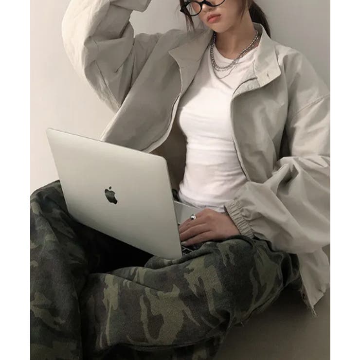 ハイネック オーバーサイズ ナイロンブルゾン | VIVID LADY | 詳細画像3 