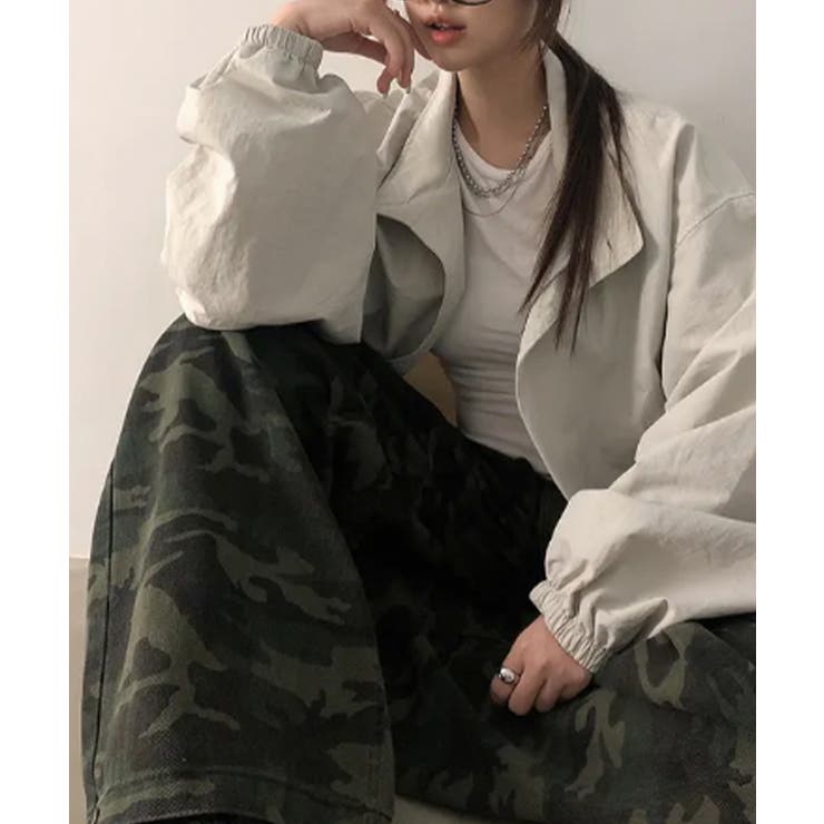 ハイネック オーバーサイズ ナイロンブルゾン | VIVID LADY | 詳細画像4 