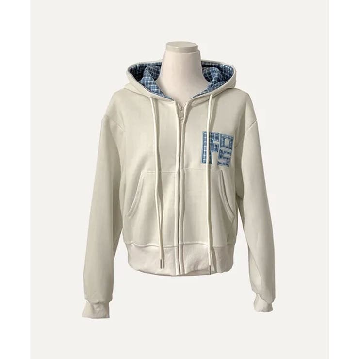 チェック フードジップアップパーカー | VIVID LADY | 詳細画像32 