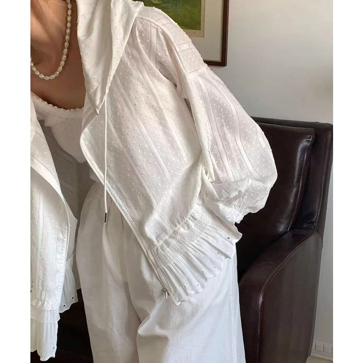 レースヘム フーディー ライトアウター | VIVID LADY | 詳細画像11 