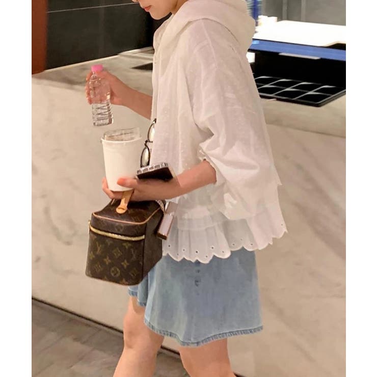 レースヘム フーディー ライトアウター | VIVID LADY | 詳細画像8 