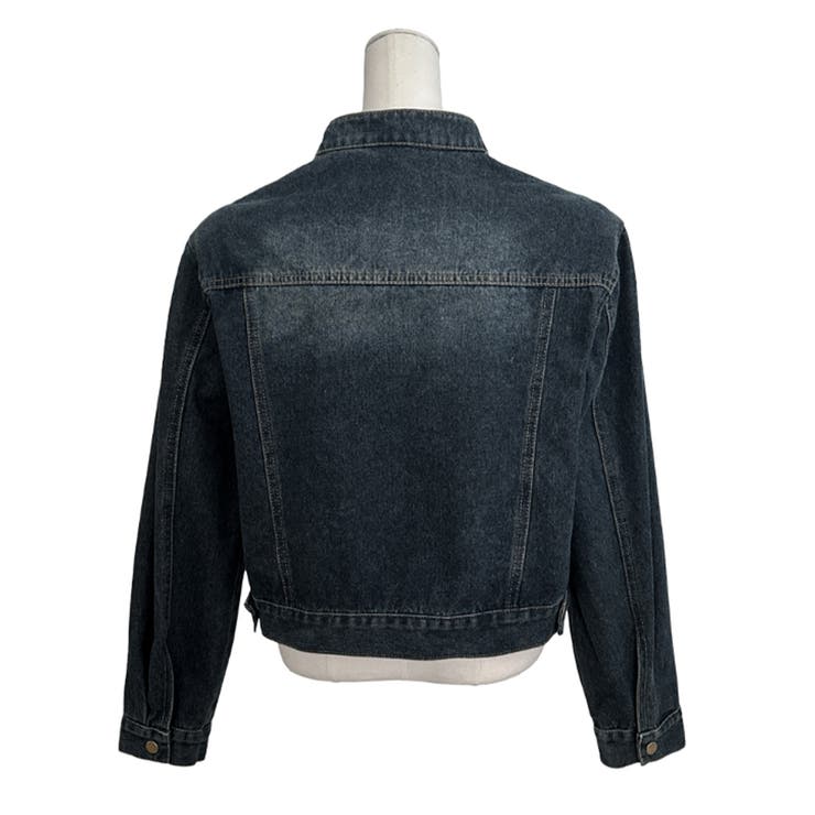 ハイネック ショートデニムジップブルゾン | VIVID LADY | 詳細画像11 