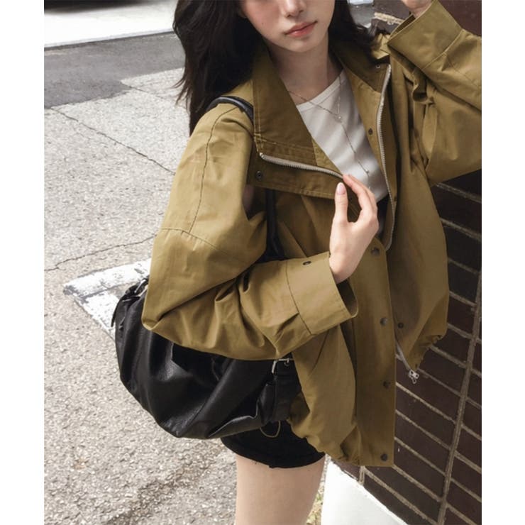 ハイネック配色オーバーブルゾン | VIVID LADY | 詳細画像2 