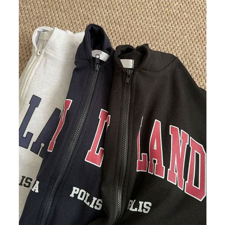 ロゴ入り半袖ジップアップパーカー レディース ブロークコア可愛い | VIVID LADY | 詳細画像67 