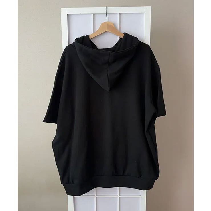 ロゴ入り半袖ジップアップパーカー レディース ブロークコア可愛い | VIVID LADY | 詳細画像66 