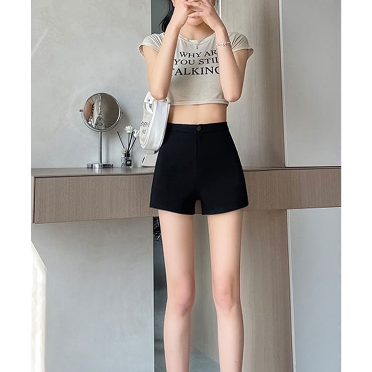 人気の ストレッチ ショート LADY パンツ[品番：KH000015375]｜VIVID パンツ