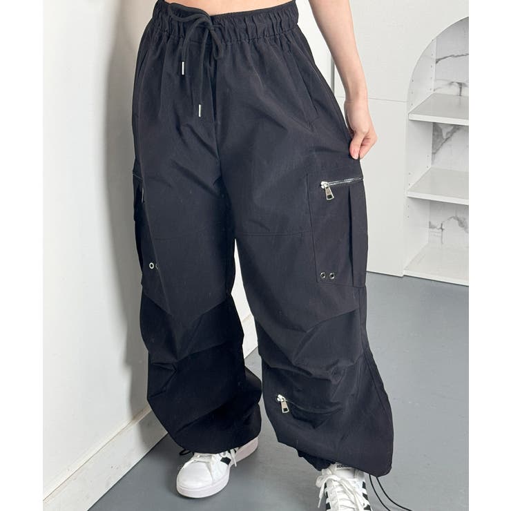 シャカシャカ パラシュートパンツ[品番：KH000015348]｜VIVID