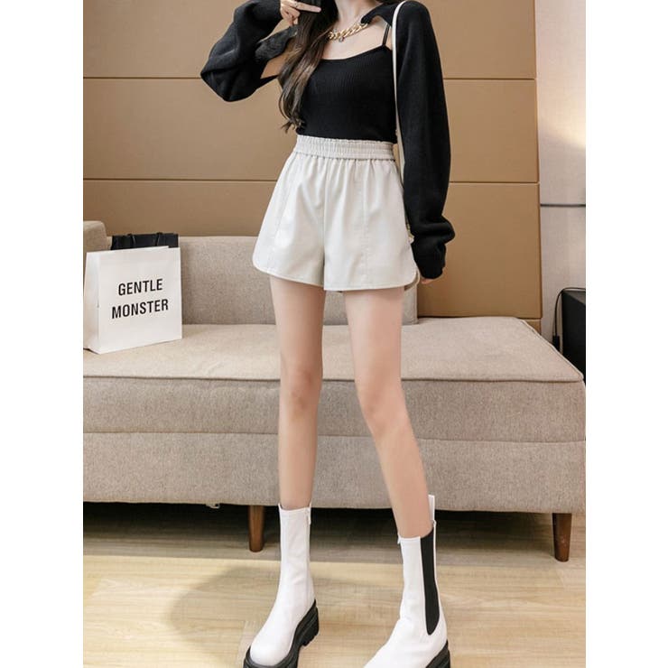 ショートパンツ レディース 韓国ファッション[品番：KH000011195