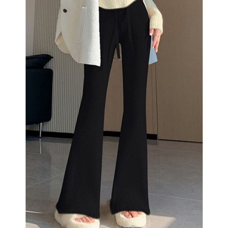 高機能 ダブルニット ラインパンツ パンツ レディース・再販