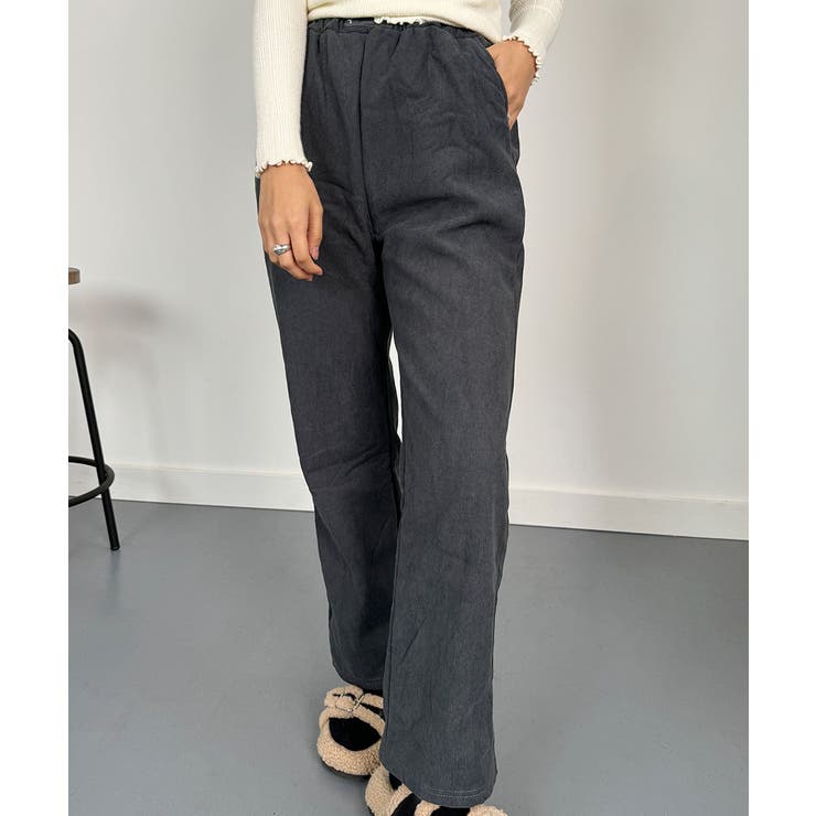 裏起毛ワイドパンツ 秋冬 ワイドパンツ | VIVID LADY | 詳細画像9 